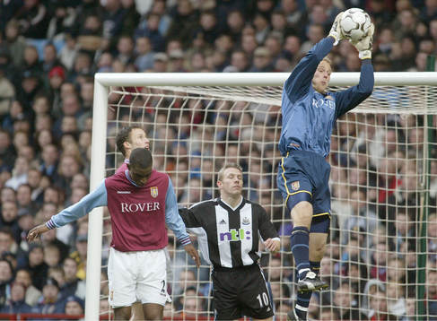 Fotboll, engelsk,  Premier League , Aston Villa - Newcastle