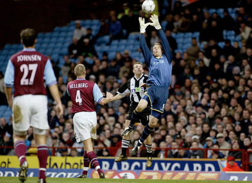 Fotboll, engelsk,  Premier League , Aston Villa - Newcastle