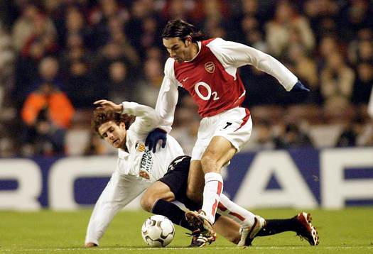 Robert PiresArsenal och Pablo Aimar Valencia