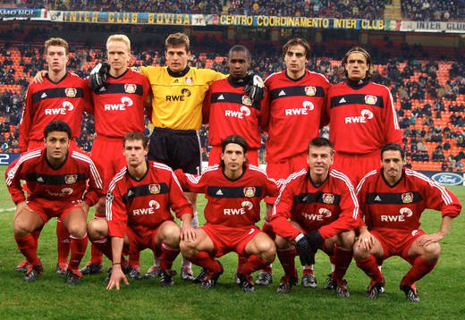 Fotboll, Bayern Leverkusen, lagbild