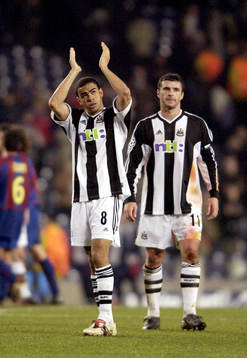 Kieron Dyer and Gary Speed, Newcastle