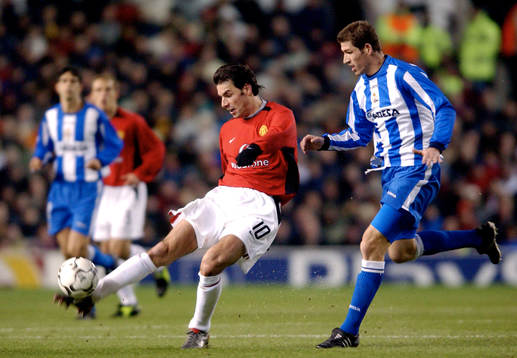 Fotboll, Champions League, Manchester United - Deportivo La