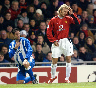 Fotboll, Champions League, Manchester United - Deportivo La