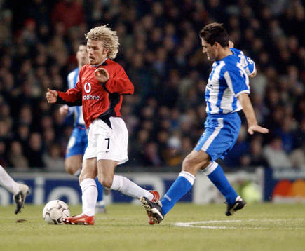 Fotboll, Champions League, Manchester United - Deportivo La