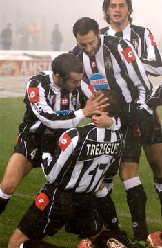 Trezeguet, Juventus, jubel