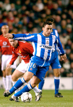 Fotboll, Champions League, Manchester United - Deportivo La