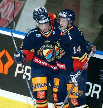 Tomas Sandberg, Djurgården gratuleras av Daniel Rudslätt