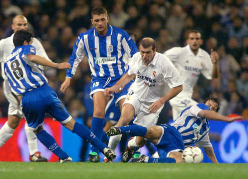 Cubillo och Viqueira, Recreativo, Zidane, Real Madrid och