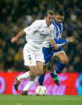 Zidane, Real Madrid och Viqueira, Recreativo
