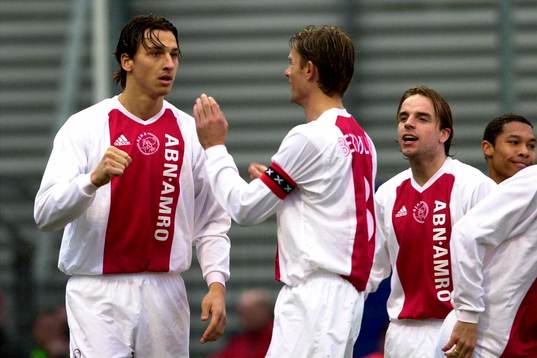 Zlatan Ibrahimovic, Ajax gratuleras av Andre Bergdölmo