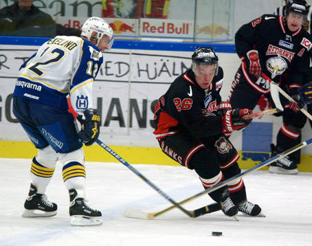 Mikael Wahlberg, Malmö rundar Peter Ekelund, HV 71