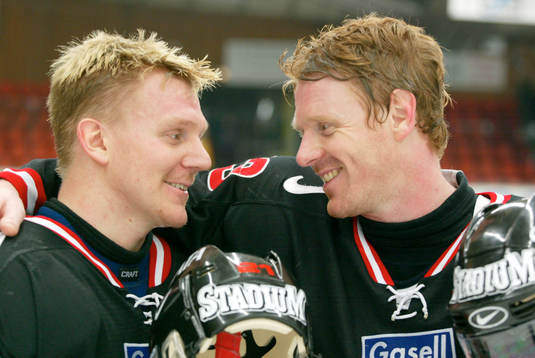 Jesper Mattsson och Marcus Thuresson, Malmö, gick ikväll