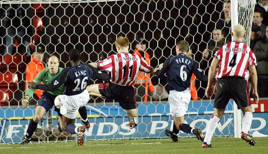 Michael Svensson, Southampton gör 1-0