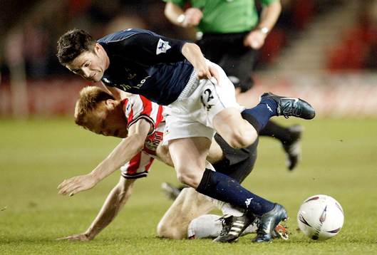 Michael Svensson, Southampton och Robbie Keane, Tottenham