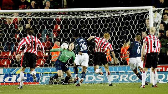 Michael Svensson, Southampton gör 1-0