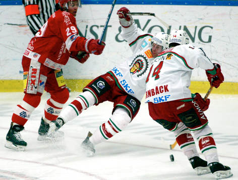 Oskar Ackerström, Frölunda på fall