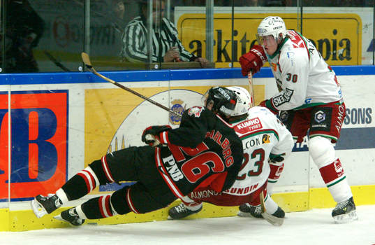 Mikael Wahlberg, Malmö och Ronnie Sundin, Frölunda spelar