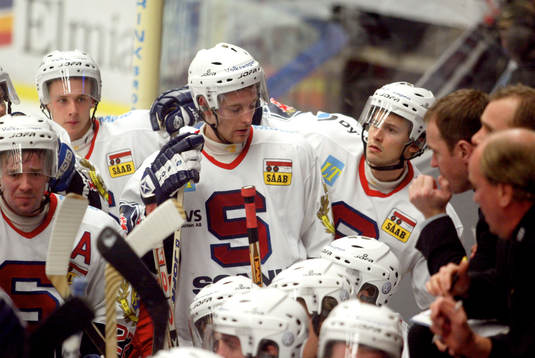 Ishockey, elitserien,  Södertälje, spelare, bås