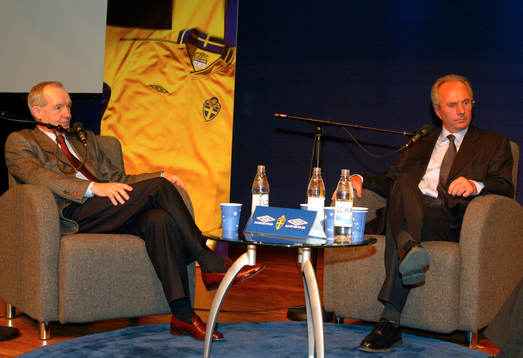 Tord Grip och Sven-Göran Eriksson, förbundskaptener