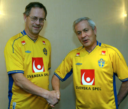 Lars Lagerbäck och Ove Kindvall
