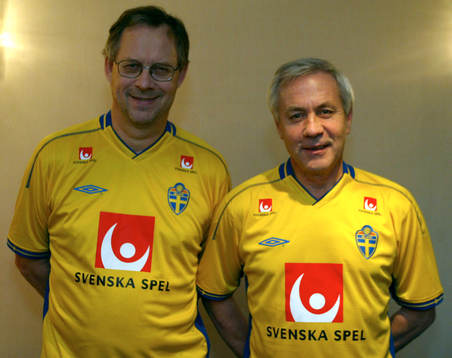 Lars Lagerbäck och Ove Kindvall