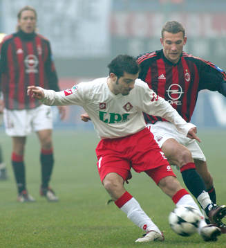 Enzo Maresca, Piacenza och Andriy Shevchenko, Milan
