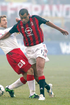 Rivaldo, Milan och Eusebio Di Francesco, Piacenza