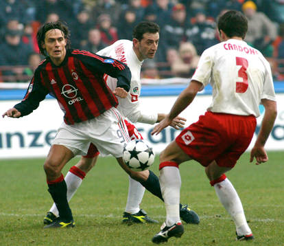 Filippo Inzaghi, Milan och Amedeo Mangone och Giuseppe