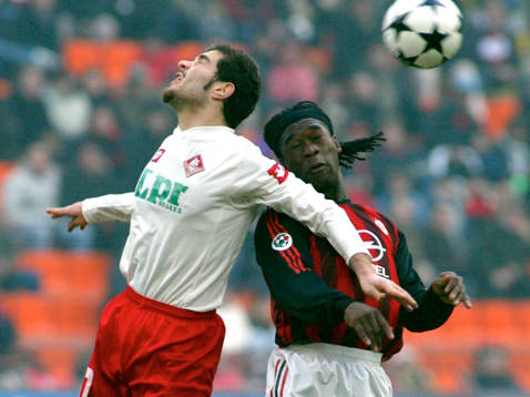 Clarence Seedorf, Milan och Dario Hubner, Piacenza
