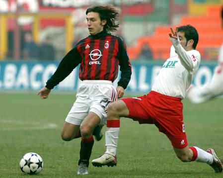 Andrea Pirlo, Milan och Enzo Maresca, Piacenza
