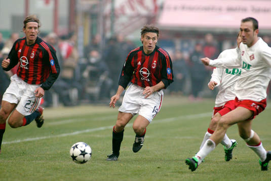 Massimo Ambrosini och Dario Simic,  Milan
