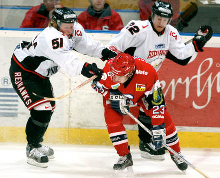 Mika Hannuula, David Petrasek, Malmö och Gabriel Karlsson,