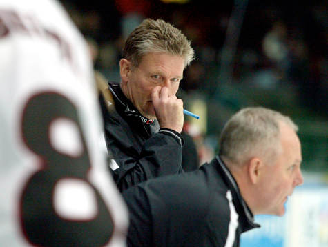 Per Bäckman och Gunnar Johansson, tränare Malmö
