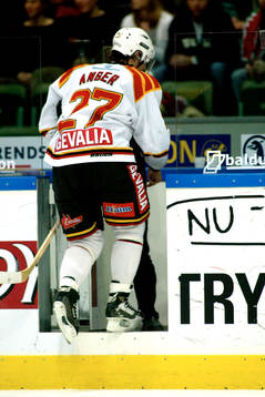 Niklas Anger, Brynäs. Bås, spelarbås, utgång