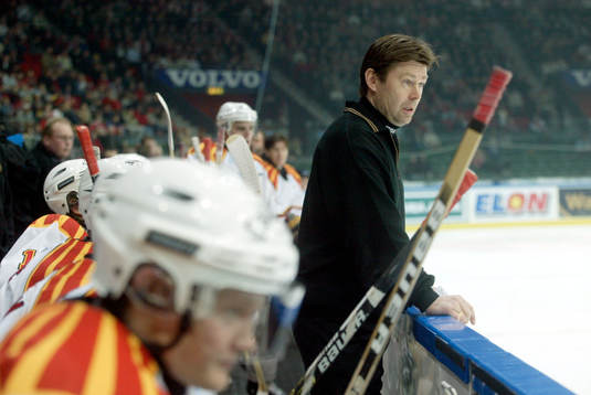 Gunnar Persson, tränare Brynäs har problem, 0-3