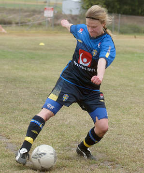 Fotboll, Dam, Sverige, Australian Cup, träning