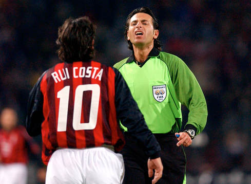 Rui Costa, Milan och Paparesta, domare