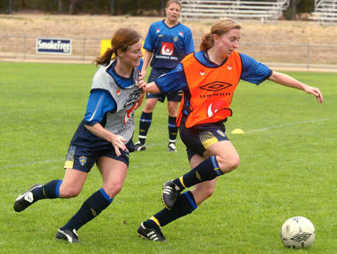 Fotboll, Dam, Sverige, Australia Cup. Sara Call drar iväg