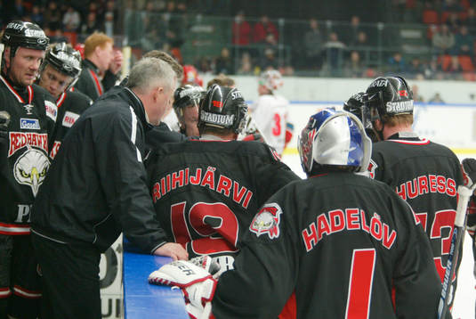 Gunnar Johansson, tränare, time-out