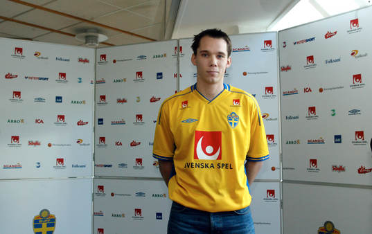 Fredric Lundqvist, Sundsvall, Sverige,  landslagsdebuterar