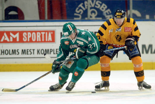 Daniel Holmström,  Hammarby och Fredrik Näsvall,