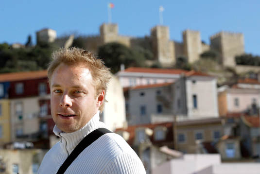 Anders Andersson, Benfica fotograferad i Lissabon