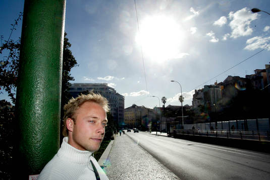 Anders Andersson, Benfica fotograferad i Lissabon