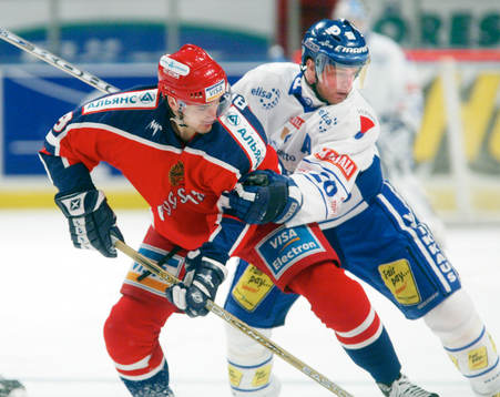 Jukka Voutilainen, Finland och Ruslan Bernikov,  Ryssland