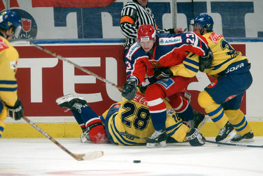 Björn Nord och Petri Liimatainen, Sverige och Sergei Soin,