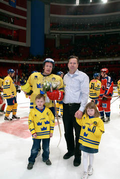 Ishockey, Sverige . Matchens lirare