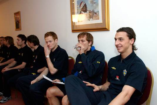Michael Svensson och Zlatan Ibrahimovic, Sverige