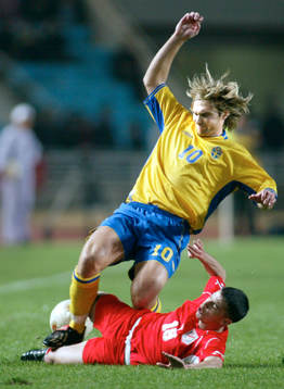 Andreas Andersson, Sverige och Slim Ben Achour,Tunisien