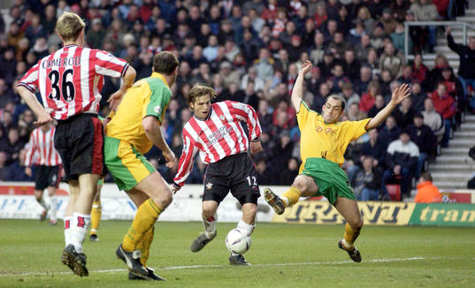 Anders Svensson och James Beattie, Southampton jubel