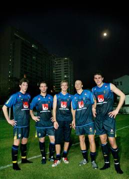 Johan Elmander, Alexander Farnerud, Christian Willhelmsson,